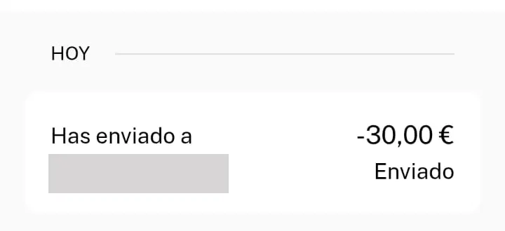 Pago del bonus mediante Bizum